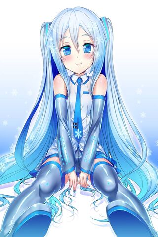 Snow Miku Wallpaper Download To Your Mobile From Phoneky