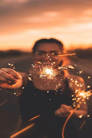 Twilight Whispers: A Dance with Sparks
