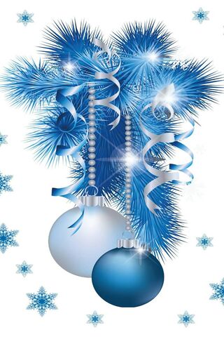 Winter Wonderland: Festive Blue Decorations 🎄❄️