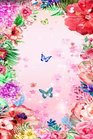 Whimsical Wings: A Floral Escape 🌸🦋