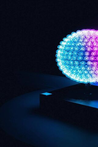 Illuminated Sphere: A Glimpse into the World of Light