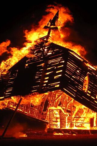 Fiery Transformation: The Heart of Burning Man 🔥