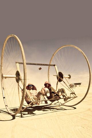 Wheels of Creativity at Burning Man 🚴 🔥
