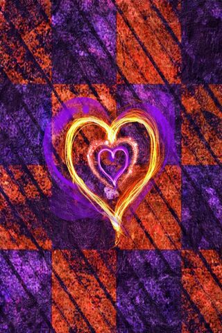 Square Heart Wallpaper - Download to your mobile from PHONEKY