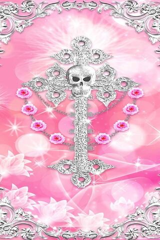 Gothic Elegance: The Skulled Cross