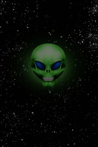 Galactic Grin: The Happy Alien