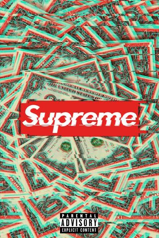 Supreme Money Wallpaper  Download to your mobile from PHONEKY