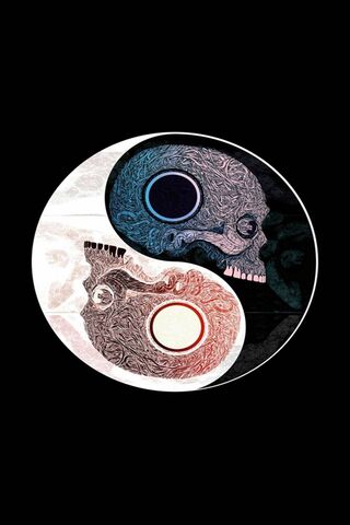 YinYang Apple Wallpaper  Download to your mobile from PHONEKY