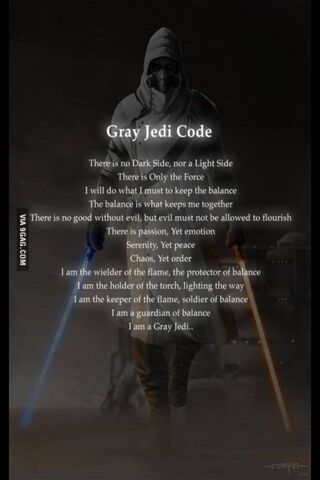 Grey Jedi Code