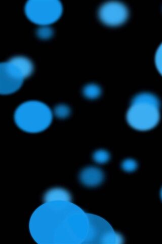 Vibrant Blue Bubbles: A Splash of Color