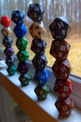 4 Stacked Dice