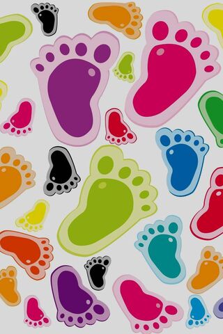 Colorful Foots