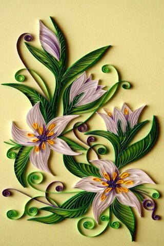 Whimsical Blooms: A Paper Art Delight 🌸✨