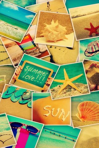 Sunny Memories: A Beach..