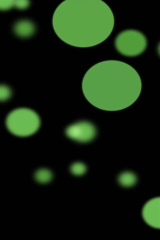 Vibrant Green Bubbles: A Dynamic iPhone X Wallpaper