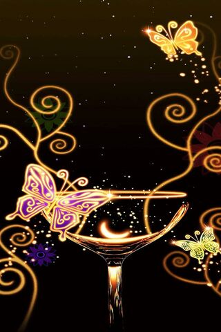 Whimsical Butterfly Bliss 🦋🍹