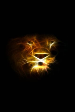 Radiant Roar: The Luminous Lion