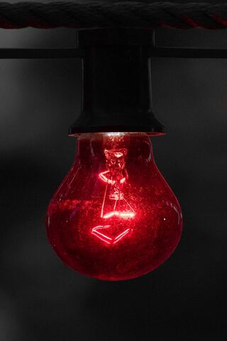 Radiant Red Glow: A Vintage Charm