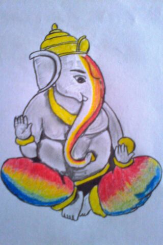 Vibrant Blessings of Ganesha 🌈🙏