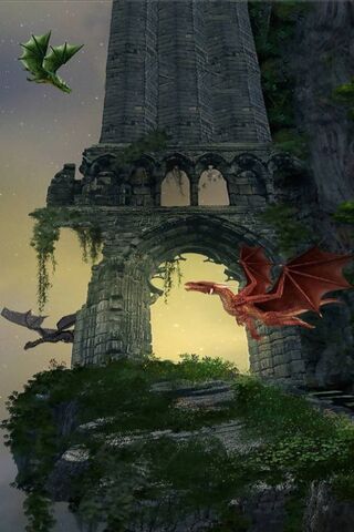 Mystical Heights of Dragon's Castle 🏰🐉