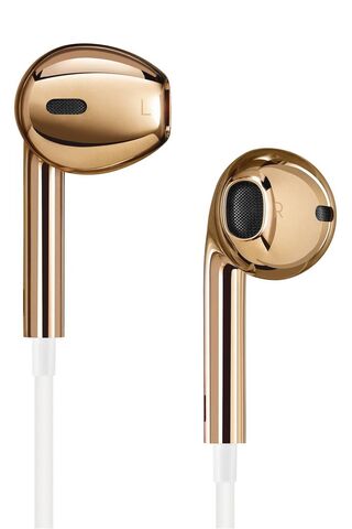 Chic Sound: Solid Rose Gold Earbuds 🎧✨