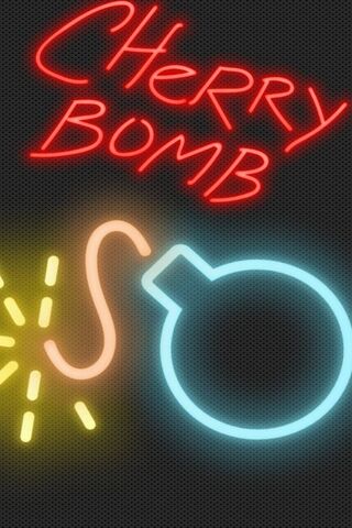 Explosive Vibes: Cherry Bomb Neon Art 🎆🍒