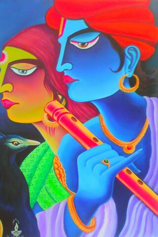 Melody of Divinity: Krishna and Radha 🎶✨