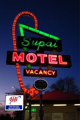 Bright Lights of Route 66: Supai Motel