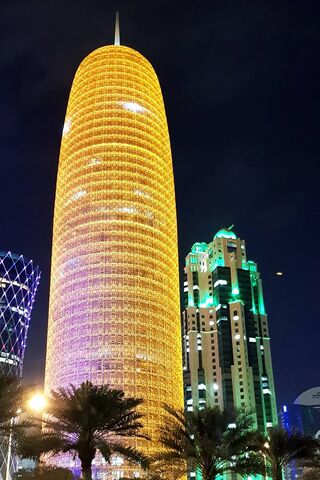 Shining Bright: The Iconic Skyline of Doha City 🌟
