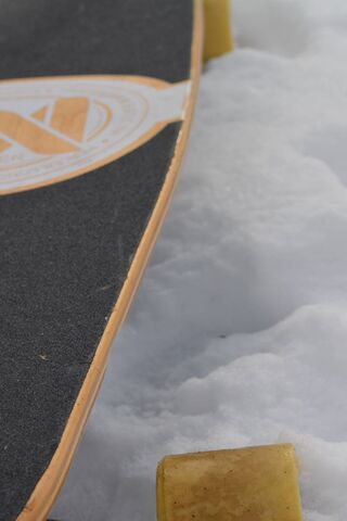 Chilling on the Slopes: The Snowy Skateboard Adventure