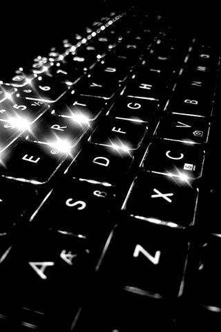 Illuminated Elegance: The Blackwhite Keyboard