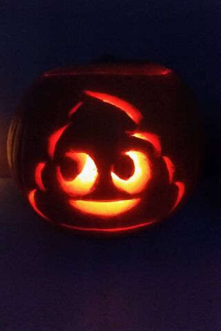 Spooky Smiles: The Poop Pumpkin Delight! 🎃💩