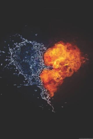 The Elemental Heart: Fire Meets Water 🔥💧