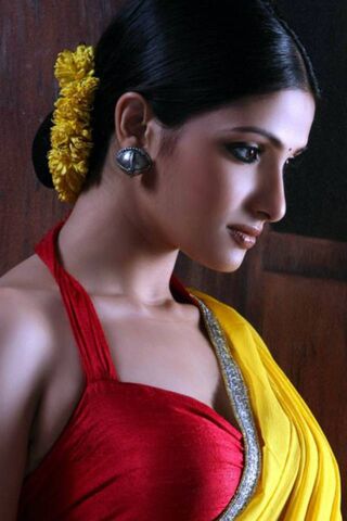 Radiant Elegance in Traditional Attire 🌺✨