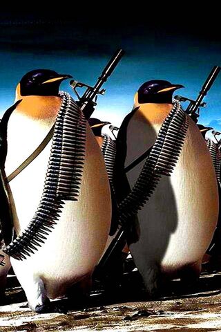 Armed and Adorable: The Penguin Brigade
