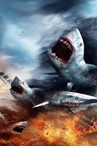 Sharknado 2 Wallpaper - Download To Your Mobile From Phoneky