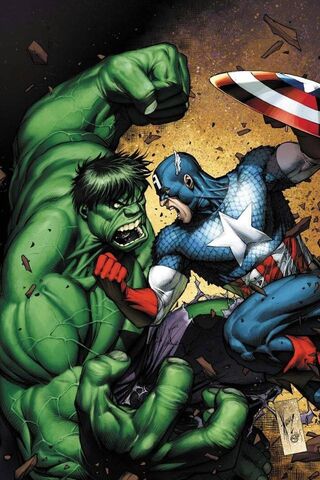 Epic Showdown: Captain America vs. Hulk! 💥🛡️