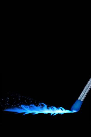 Blue Match Fire