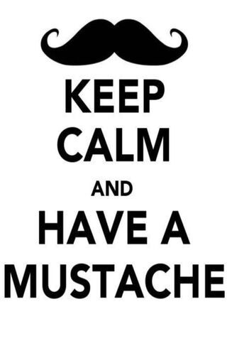 Stay Chill with a Mustache! 😎