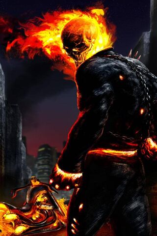 Inferno on Wheels: The Ghost Rider Rides Again! 🔥🏍️