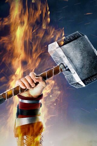 Thor Hammer Wallpaper 4k For Mobile