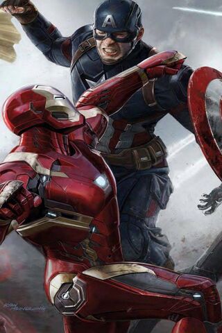 Epic Showdown: Cap vs. Iron Man ⚔️🤖