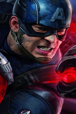 The Shield of Justice: Captain America in Action! 🛡️✨