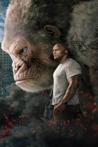 Rock and the Beast: A Legendary Encounter 🦸 🐾