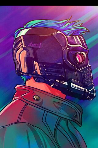 Galactic Vibes: Starlord in Retrowave