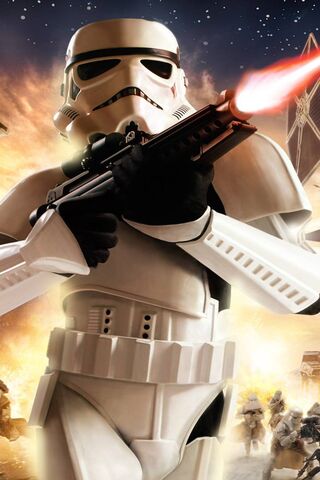 Galactic Guardian: The Stormtrooper in Action! 🚀