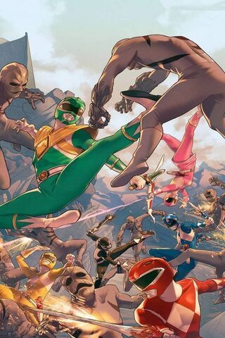 Epic Showdown: Power Rangers Unite! ⚡️💥