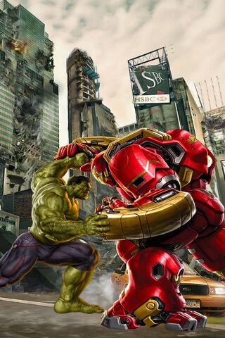 Hulk Vs Hulkbuster