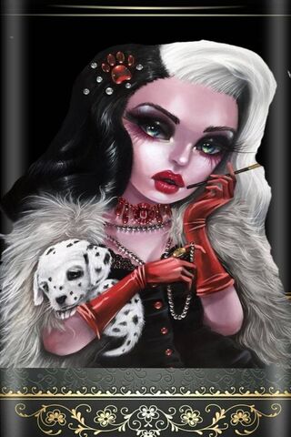 Chic Dalmatian Diva 🐾✨