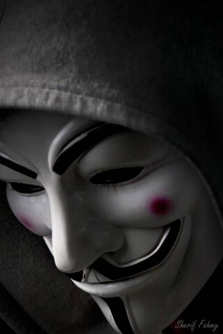 The Face of Rebellion: V's Mask